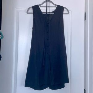 Theory Women's Belted Rosina Crepe Romper black